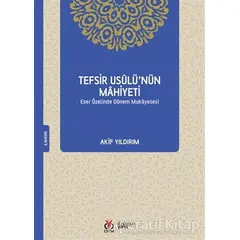 Tefsir Usulü’nün Mahiyeti - Akif Yıldırım - DBY Yayınları