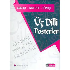 Üç Dilli Posterler Arapça İngilizce Türkçe DDY Yayınları