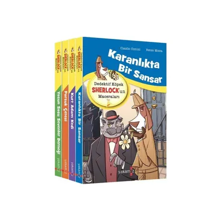 Dedektif Köpek Sherlock’un Maceraları Seti 4 Kitap Yakamoz Yayınevi