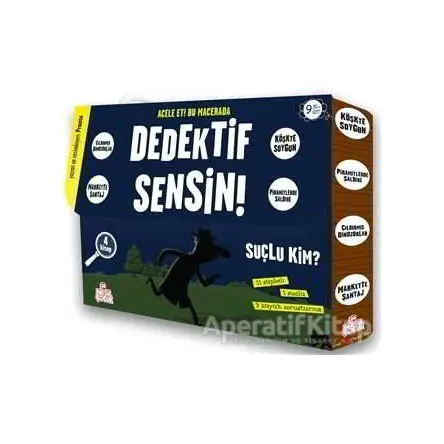 Dedektif Sensin (4 Kitap Takım) - Pronto - Nesil Çocuk Yayınları