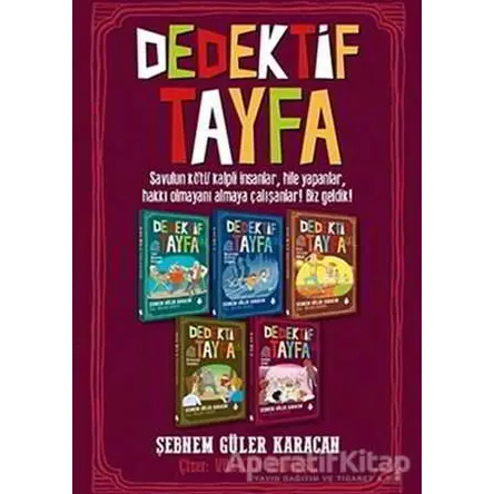 Dedektif Tayfa Seti (5 Kitap Takım) - Şebnem Güler Karacan - Uğurböceği Yayınları