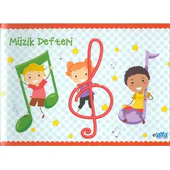 A5 Boy 20 Yaprak Küçük Müzik Defteri Alfa Defter