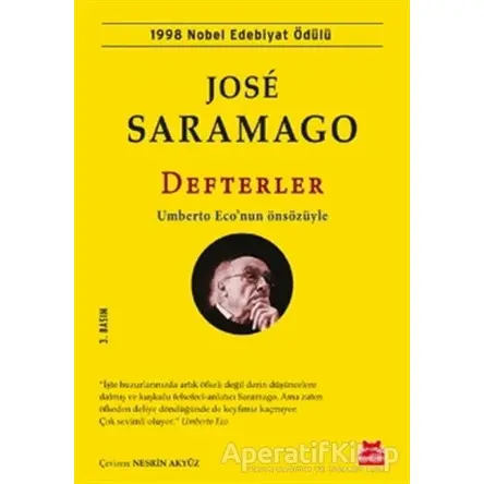 Defterler - Jose Saramago - Kırmızı Kedi Yayınevi