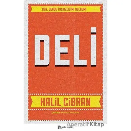 Deli - Halil Cibran - Sander Yayınları