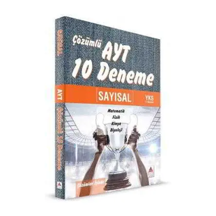 YKS AYT 2.Oturum Sayısal Çözümlü 10 Deneme - Kolektif - Delta Kültür Yayınevi