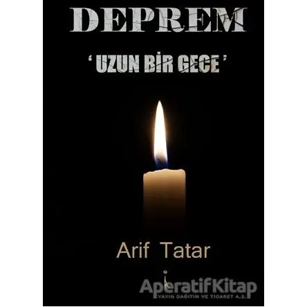 Deprem - Arif Tatar - İkinci Adam Yayınları