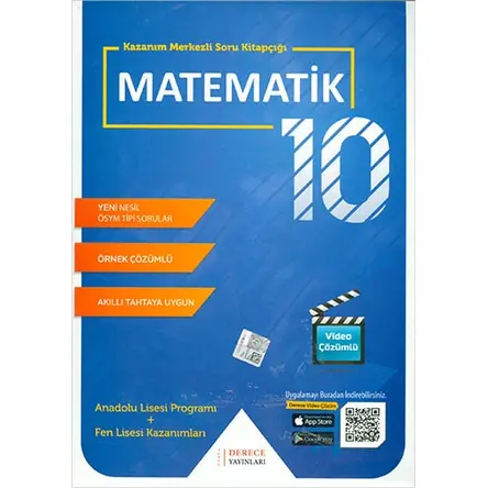 Derece 10.Sınıf Matematik Kazanım Merkezli Soru Kitapçığı