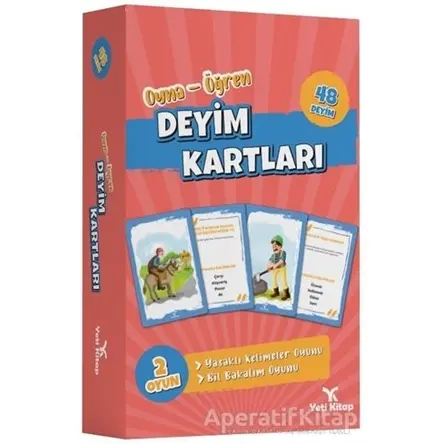 Deyim Kartları - Oyna-Öğren - Feyyaz Ulaş - Yeti Kitap