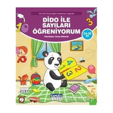 Dido ile Sayıları Öğreniyorum - Nuray Bakacak - Çamlıca Çocuk Yayınları