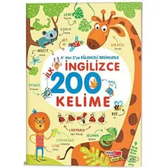 Adan Zye Eğlenceli Resimlerle İngilizce İlk 200 Kelime - Iryna Pushkar - Dikkat Atölyesi Yayınları