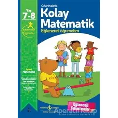 Çıkartmalarla Kolay Matematik 7-8 Yaş - Jo Chambers - İş Bankası Kültür Yayınları