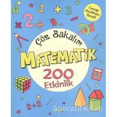 Çöz Bakalım Matematik 200 Etkinlik - Nurten Ertaş - Yuva Yayınları