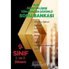 Açıköğretim Lisesi 9. Sınıf Tüm Dersler Çözümlü Soru Bankası - Kolektif - Milenyum