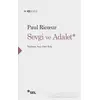 Sevgi ve Adalet - Paul Ricoeur - Sel Yayıncılık