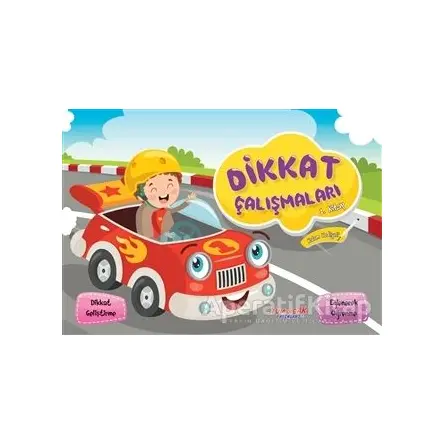 Dikkat Çalışmaları 1. Kitap (Kalem Hediyeli) - Kolektif - Yumurcak Yayınları