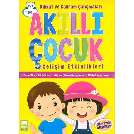 Dikkat ve Kavram Çalışmaları Akıllı Çocuk Gelişim Etkinlikleri Ema Çocuk