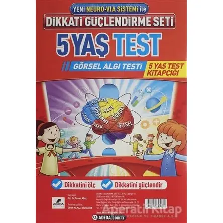 Dikkati Güçlendirme Seti 5 Yaş Test - Osman Abalı - Adeda Yayınları