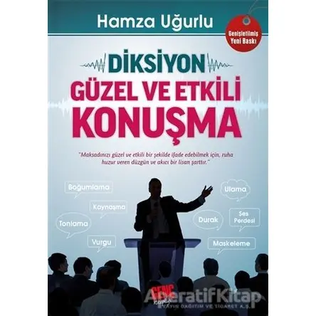 Diksiyon - Güzel ve Etkili Konuşma - Hamza Uğurlu - Genç Kitaplığı - Erkam