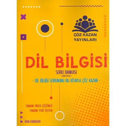 Dil Bilgisi Soru Bankası Çöz Kazan Yayınları