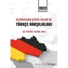 Almancada Çekim Ekleri ve Türkçe Karşılıkları