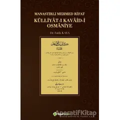 Külliyat-ı Kavaid-i Osmaniye - Mehmed Rifat - Hiperlink Yayınları