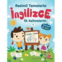 Resimli Temalarla İngilizce İlk Kelimelerim 1 - Benim Ailem - Kolektif - Dikkat Atölyesi Yayınları