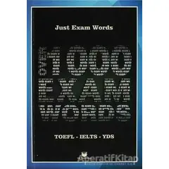 Just Exam Words - TOEFL, KPDS, ÜDS, IELTS, YDS - Kolektif - MK Publications