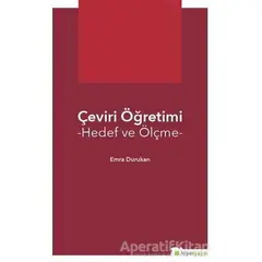 Çeviri Öğretimi - Emre Durukan - Hiperlink Yayınları