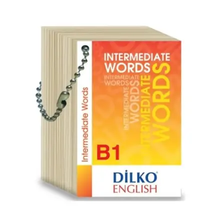 Dilko B1 Intermediate Words Kelime Kartı