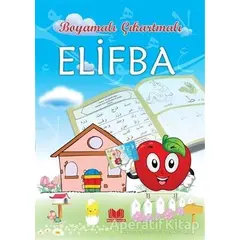 Boyamalı Çıkartmalı Elifba - Kolektif - Kitap Kalbi Yayıncılık