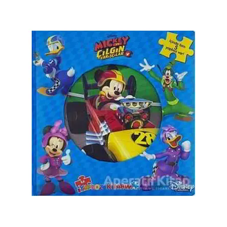 Disney Mickey ve Çılgın Yarışçılar-İlk Yapboz Kitabım - Kolektif - Doğan Çocuk