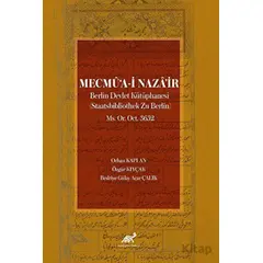 Mecmu‘a-i Naza’ir - Orhan Kaplan - Paradigma Akademi Yayınları