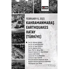 February 6 2023 Kahramanmaraş Earthquakes Hatay - Murat Saydan - Eğitim Yayınevi - Bilimsel Eserler