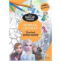 Disney Karlar Ülkesi - Renkler Çıldırdı! Çıkartmalı Boyama Partisi - Kolektif - Doğan Çocuk