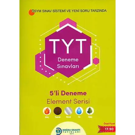 Doğru Orantı TYT 5li Deneme Sınavı Element Serisi