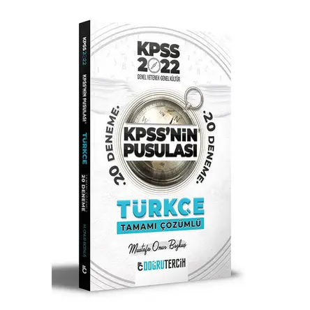 Doğru Tercih 2022 KPSS’NİN Pusulası Türkçe Tamamı Çözümlü 20 Deneme