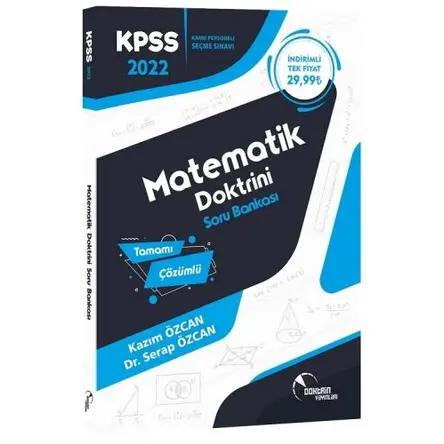 Doktrin 2022 KPSS Matematik Doktrini Tamamı Çözümlü Soru Bankası