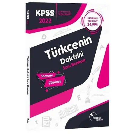 Doktrin 2022 KPSS Türkçenin Doktrini Soru Bankası Video Çözümlü