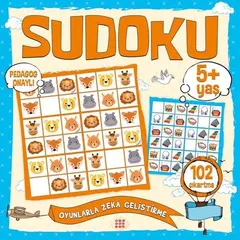 Çocuklar İçin Sudoku Çıkartmalı (5+ Yaş) - Kolektif - Dokuz Çocuk