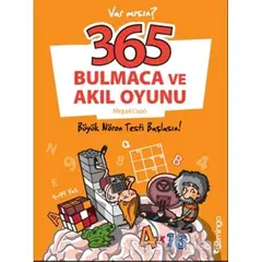 365 Bulmaca Ve Akıl Oyunu - Büyük Nöron Testi Başlasın! - Miquel Capo - Domingo Yayınevi