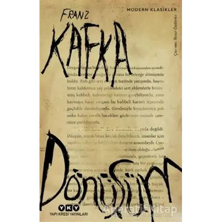 Dönüşüm - Franz Kafka - Yapı Kredi Yayınları