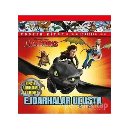 DreamWorks Dragons - Ejderhalar Uçuşta (Poster Kitap) - Catherine Hapka - Beta Kids