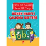 Örnek Harfli Yazı Defteri A4 Ebat Renkli - Kolektif - Ema Çocuk