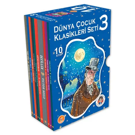 Dünya Çocuk Klasikleri Seti-3 10 Kitap Biom Yayınları