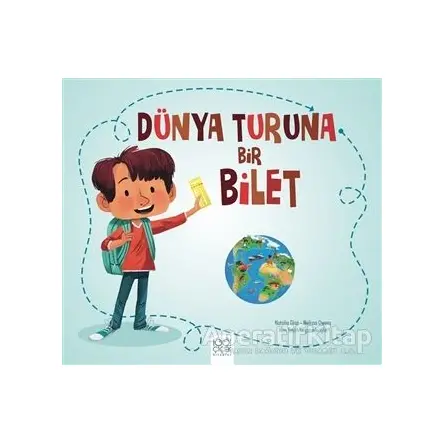 Dünya Turuna Bir Bilet - Natalia Diaz - 1001 Çiçek Kitaplar