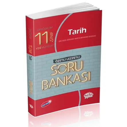 Editör 11.Sınıf Tarih Özetli Lezzetli Soru Bankası