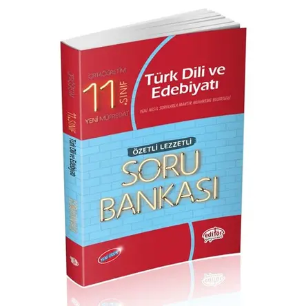 Editör 11.Sınıf Türk Dili ve Edebiyatı Özetli Soru Bankası