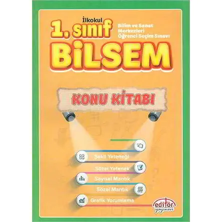 Editör 1.Sınıf Bilsem Konu Kitabı