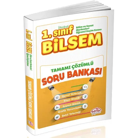 Editör 1.Sınıf Bilsem Tamamı Çözümlü Soru Bankası