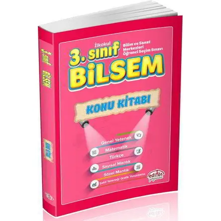 Editör 3.Sınıf Bilsem Konu Kitabı